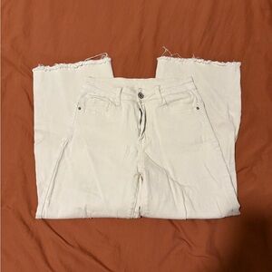 Off-White Wide Leg Jeans